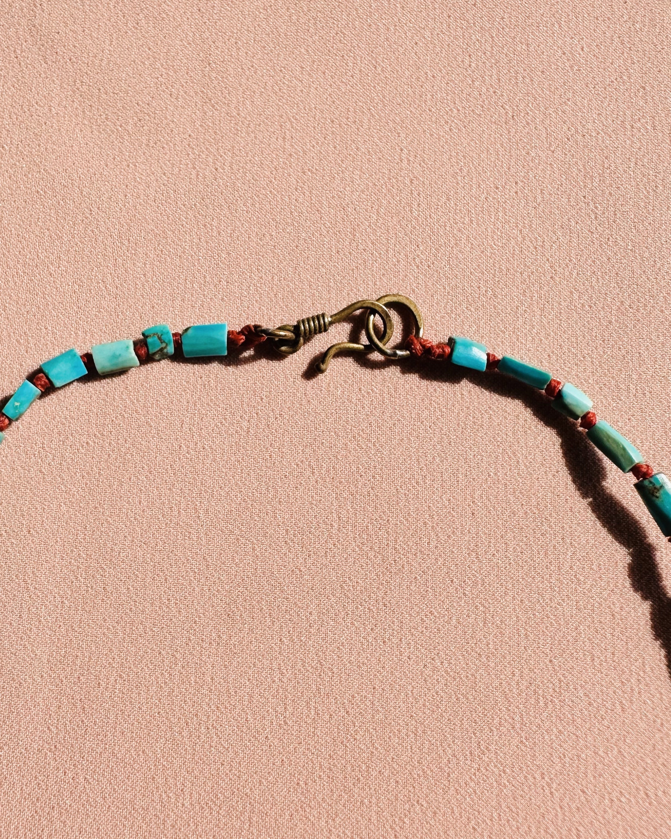 Arcturian Ankh Symbol of Life Frequency Necklace Turquoise